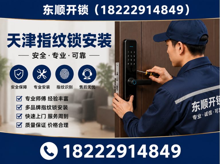 南开区天津指纹锁安装展示图